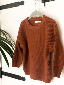 Oversized Knitted Sweater - MiniMidi