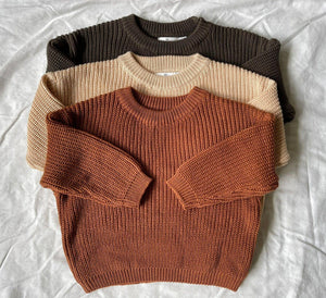 Oversized Knitted Sweater - MiniMidi