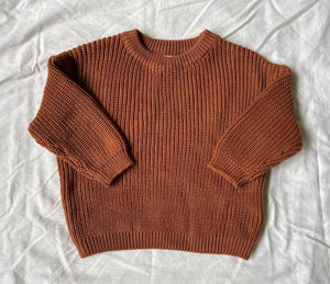 Oversized Knitted Sweater - MiniMidi